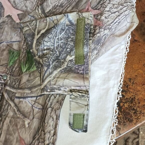 Huntworth Camouflage Adjustable Long Sleeve Hooded Rain Jacket Sz XL w Pockets - Picture 13 of 13